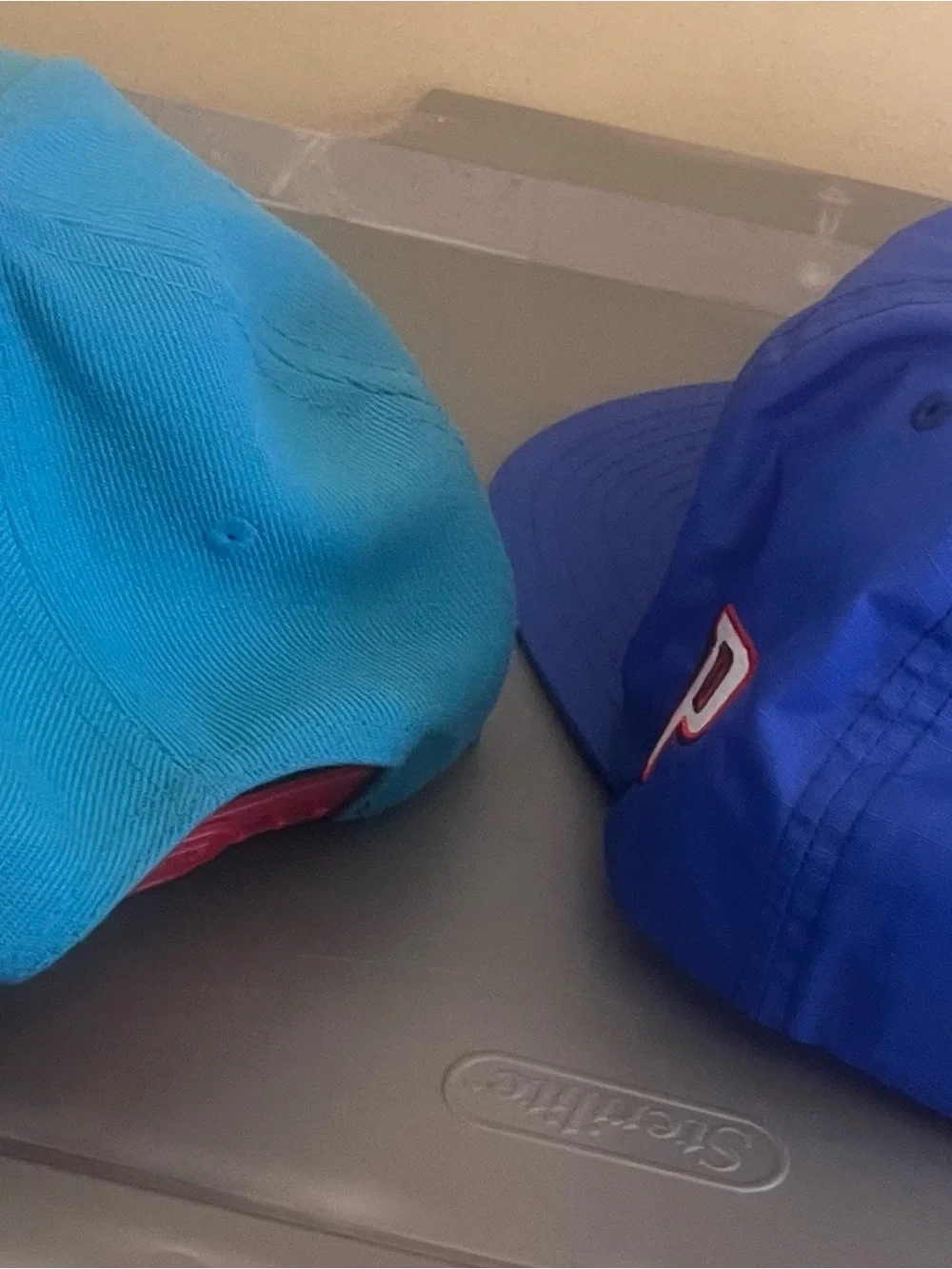 2 detroit pistons hat bundle detroit pistons snapback hardwood classics nwot M&N